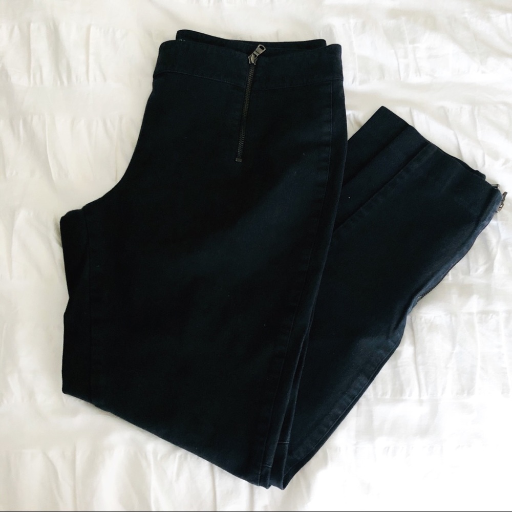 Ankle zip pants
